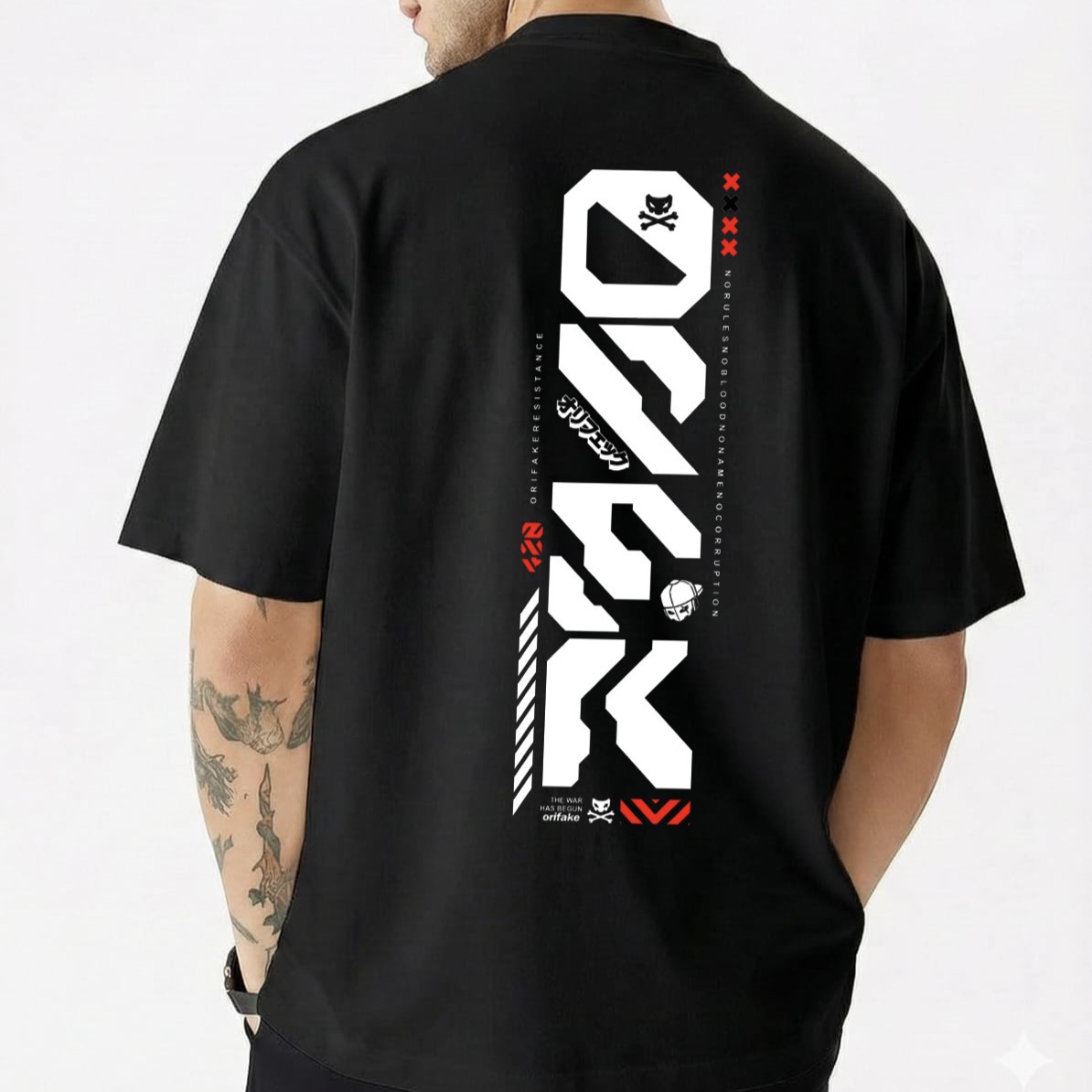 Men's Stylish Premium Drop Shoulder - BLACK Code: 12916