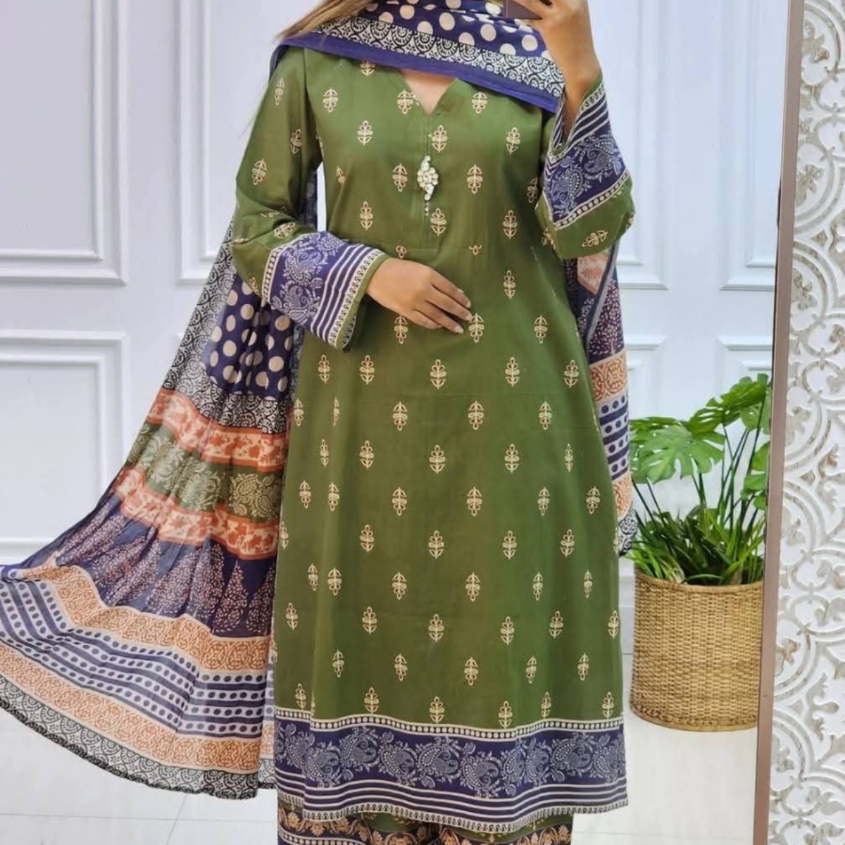 Premium Joypuri Karchupi 3-piece Code: 12566